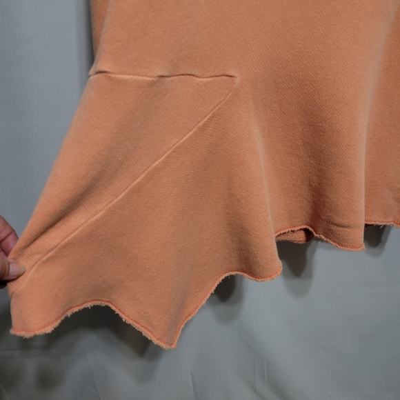 Sundance Clementine Fields Sweatshirt Womens Small Embroidered Flowers Orange - Picture 4 of 6